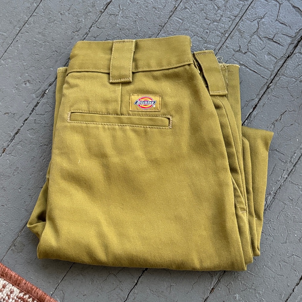 Dickies Mustard Yellow Work Trousers